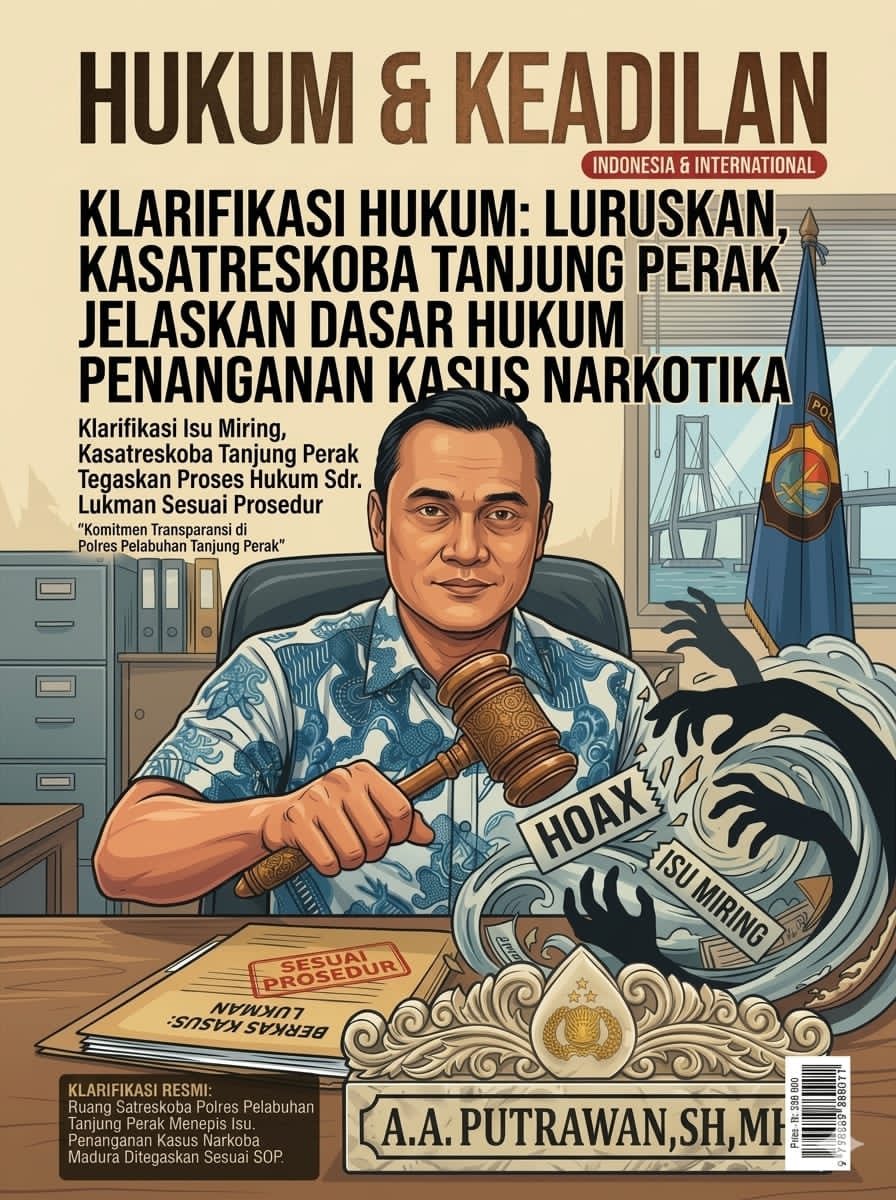 Luruskan Disinformasi, Kasatreskoba Tanjung Perak Jelaskan Dasar Hukum Penanganan Kasus Narkotika